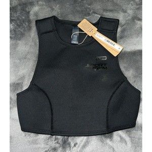 2XS SKIMS Sport Swim High Neck Top Womens Onyx SW-HNK-0050